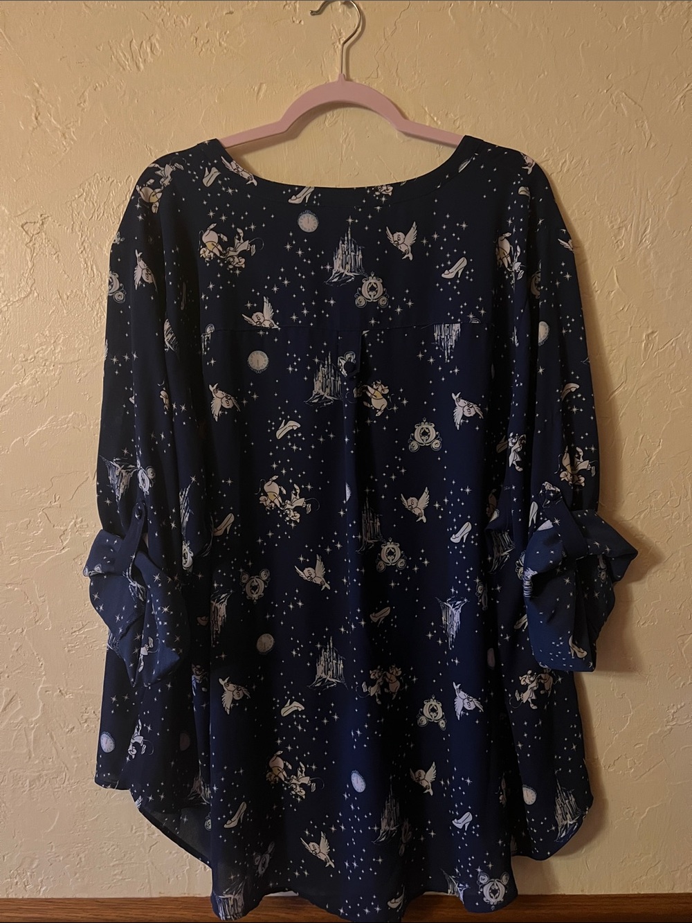 TORID Disney Princess Cinderella blouse half-sleeve lightweight - Picture 3 of 6